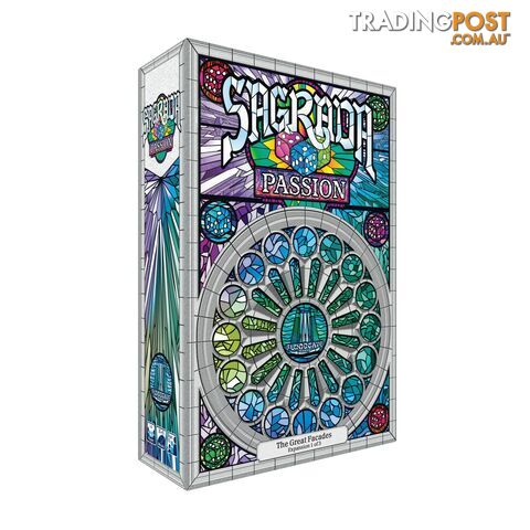 Sagrada: The Great Facades - Passion Expansion Dice Game - Floodgate Games -...