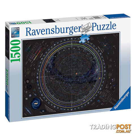 Ravensburger Map of the Universe 1500 piece Jigsaw Puzzle - Ravensburger - Tabletop Jigsaw Puzzle GTIN/EAN/UPC: 4005556162130