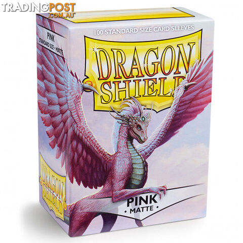 Dragon Shield Christina Matte Pink Sleeves 100 Pack - Arcane Tinmen Aps - Tabletop Trading Cards Accessory GTIN/EAN/UPC: 5706569110123