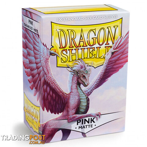 Dragon Shield Christina Matte Pink Sleeves 100 Pack - Arcane Tinmen Aps - Tabletop Trading Cards Accessory GTIN/EAN/UPC: 5706569110123