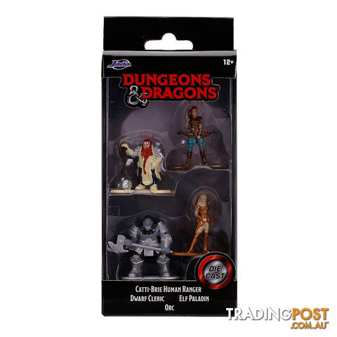 Dungeons & Dragons: Metal Die Cast Figure Starter Pack B - Jada Toys - Merch Collectible Figures GTIN/EAN/UPC: 801310316917