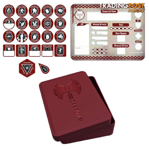 Dungeons & Dragons Barbarian Class Token Set - Gale Force Nine - Tabletop Role Playing Game GTIN/EAN/UPC: 9420020251168