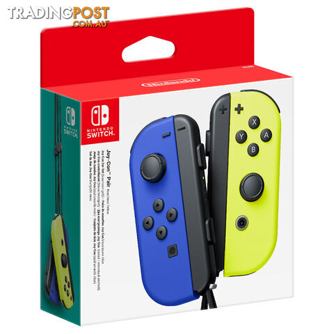 Nintendo Switch Joy-Con Neon Blue & Yellow Controller Pair - Nintendo - Switch Accessory GTIN/EAN/UPC: 045496431303