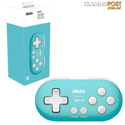 8Bitdo Zero 2 Bluetooth Gamepad (Turquoise) - 8Bitdo - Multiplatform GTIN/EAN/UPC: 6922621501121