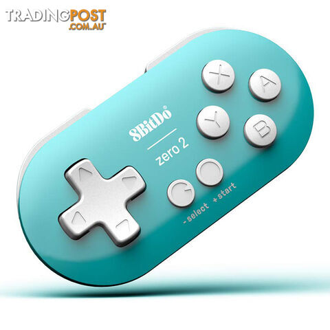 8Bitdo Zero 2 Bluetooth Gamepad (Turquoise) - 8Bitdo - Multiplatform GTIN/EAN/UPC: 6922621501121 - photo 5 of 6