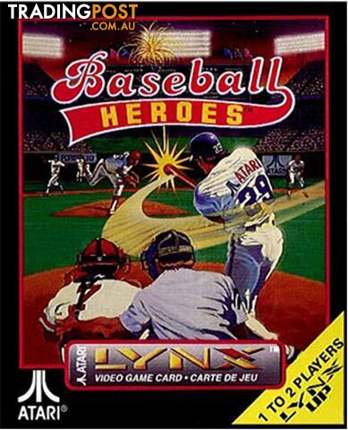 Baseball Heroes (Atari Lynx) - Atari - Retro Lynx Software GTIN/EAN/UPC: 077000020550