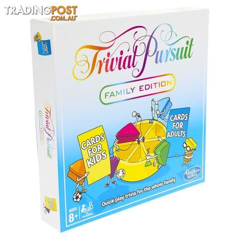 Trivial Pursuit Family Edition 2018 Refresh Board Game - Hasbro Gaming - Tabletop Board Game GTIN/EAN/UPC: 630509710294