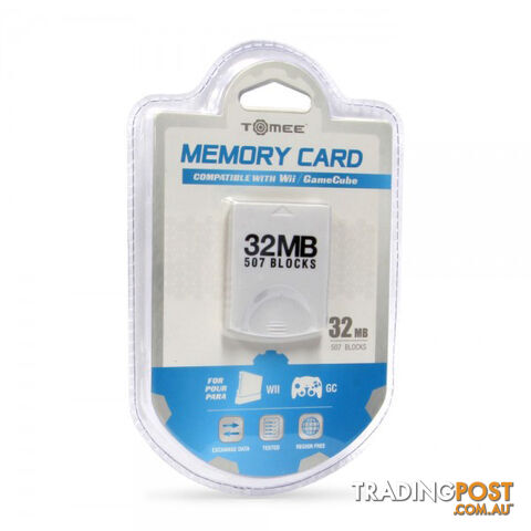 Tomee 32mb Gamecube Memory Card - Tomee - Retro N64 Accessory GTIN/EAN/UPC:...