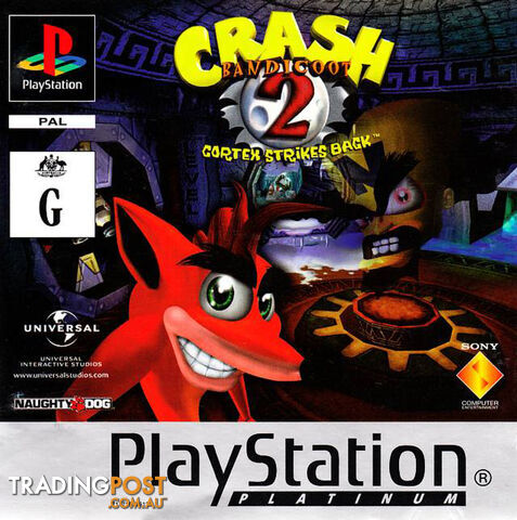 Crash Bandicoot 2 Cortex Strikes Back [Pre-Owned] (PS1) - Retro PS1 Software