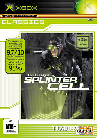 Tom Clancy's Splinter Cell [Pre-Owned] (Xbox (Original)) - Retro Xbox Software...