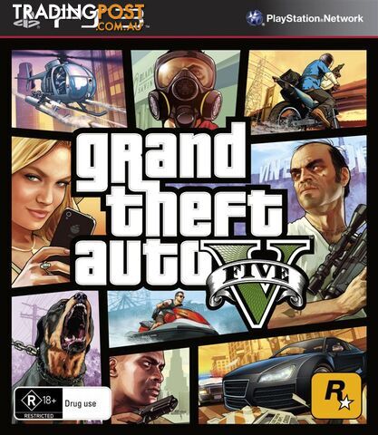 Grand Theft Auto V [Pre-Owned] (PS3) - Rockstar Games - Retro P/O PS3 Software...