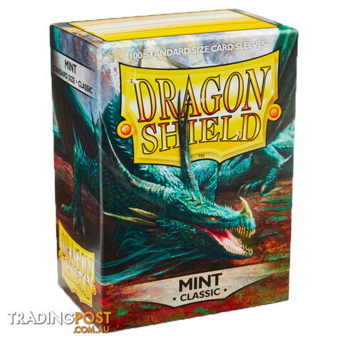 Dragon Shield Cor Classic Mint Sleeves 100 Pack - Arcane Tinmen Aps - Tabletop Trading Cards Accessory GTIN/EAN/UPC: 5706569100254