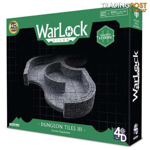 Warlock Tiles Dungeon Tiles III Curves - WizKids - Tabletop Role Playing Game GTIN/EAN/UPC: 634482165164