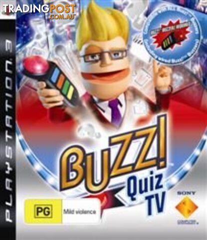 BUZZ! Quiz TV [Pre-Owned] (PS3) - Sony Interactive Entertainment - Retro P/O PS3...
