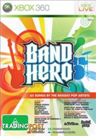 Band Hero [Pre-Owned] (Xbox 360) - Activision X5030917074677F - P/O Xbox 360 Software