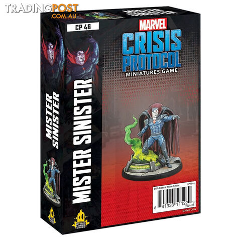 Marvel Crisis Protocol Mister Sinister Character Pack Miniatures Board Game - Atomic Mass Games - Tabletop Miniatures GTIN/EAN/UPC: 841333111229