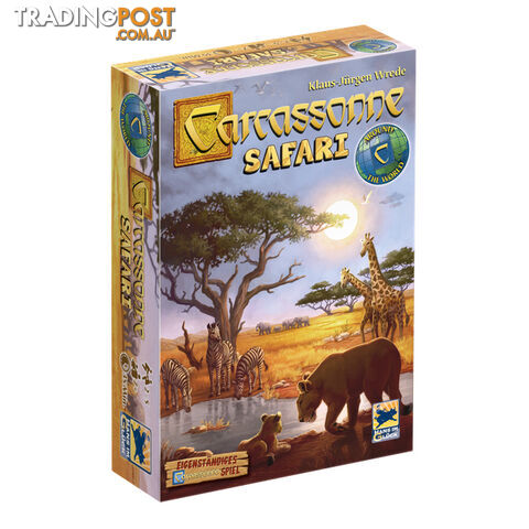 Carcassonne Safari Board Game - Z-Man Games - Tabletop Board Game GTIN/EAN/UPC: 841333107550