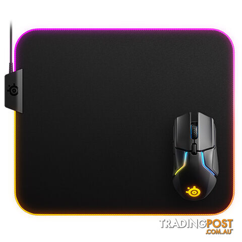 Steelseries QCK Prism Cloth RGB Mouse Pad (Medium) - Steelseries - PC Accessory GTIN/EAN/UPC: 5707119036795 - photo 4 of 7