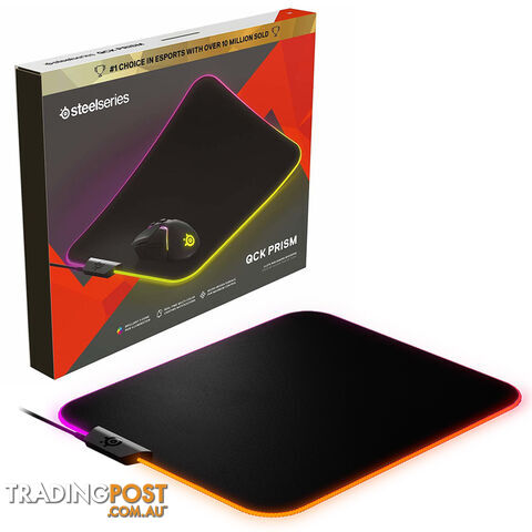 Steelseries QCK Prism Cloth RGB Mouse Pad (Medium) - Steelseries - PC Accessory GTIN/EAN/UPC: 5707119036795