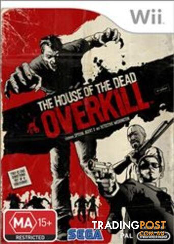 The House of the Dead: Overkill [Pre-Owned] (Wii) - SEGA - P/O Wii Software GTIN/EAN/UPC: 5060138442160