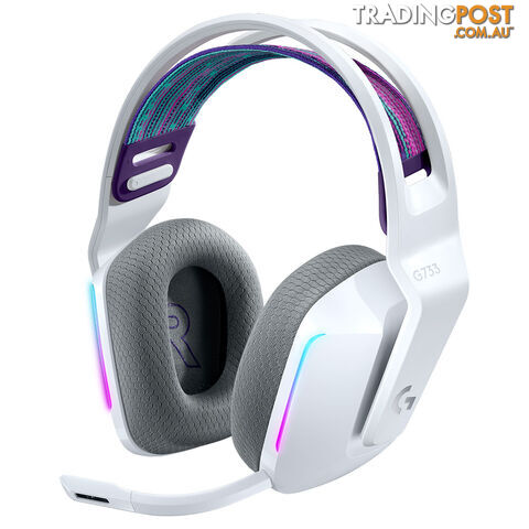 Logitech G733 Lightspeed Wireless RGB Gaming Headset (White) - Logitech - Headset GTIN/EAN/UPC: 097855157171