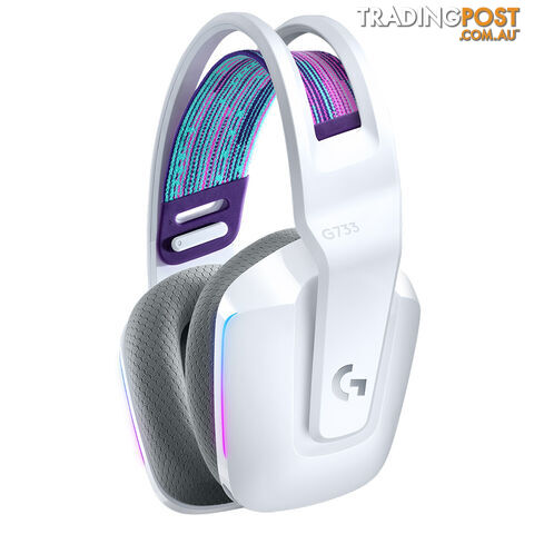 Logitech G733 Lightspeed Wireless RGB Gaming Headset (White) - Logitech - Headset GTIN/EAN/UPC: 097855157171 - photo 3 of 3