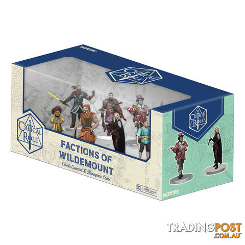 Critical Role: Factions of Wildemount Clovis Concord & Menagerie Coast Pre-Painted Miniatures Box Set - WizKids - Tabletop Role Playing Game GTIN/EAN/UPC: 634482742556