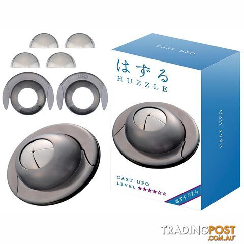 Hanayama Level 4 UFO Cast Puzzle - Hanayama Co.,LTD. - Tabletop Puzzle Game GTIN/EAN/UPC: 779090901176