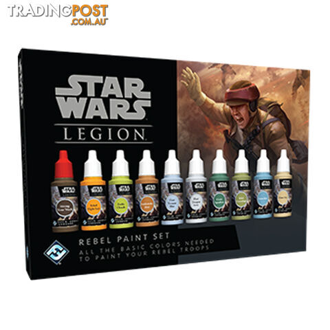 Star Wars: Legion Rebel Paint Set - Fantasy Flight Games - Tabletop Miniatures...