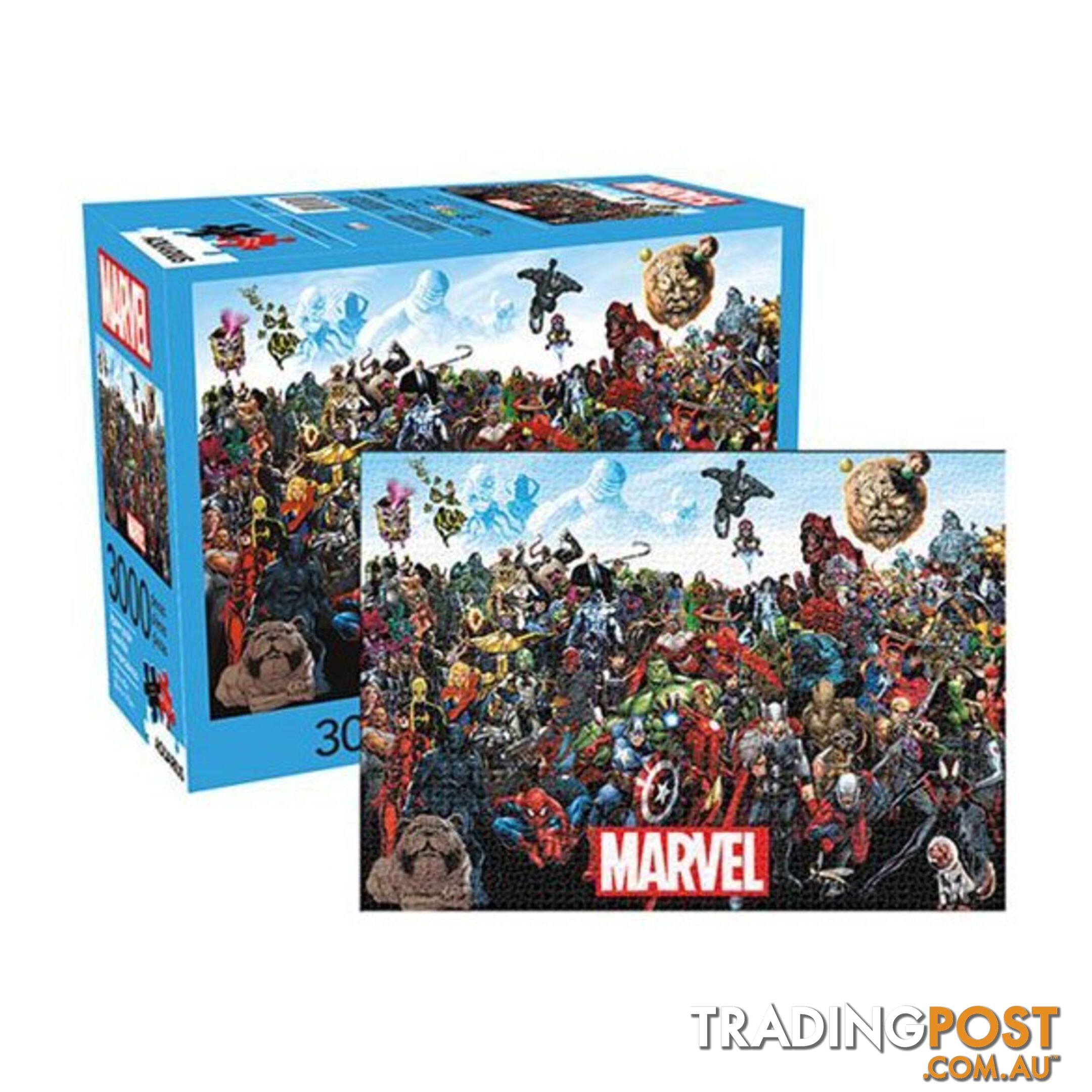 Marvel Avenger's Cast Collage 3000 Piece Jigsaw Puzzle - Aquarius - Tabletop Jigsaw Puzzle GTIN/EAN/UPC: 840391134072