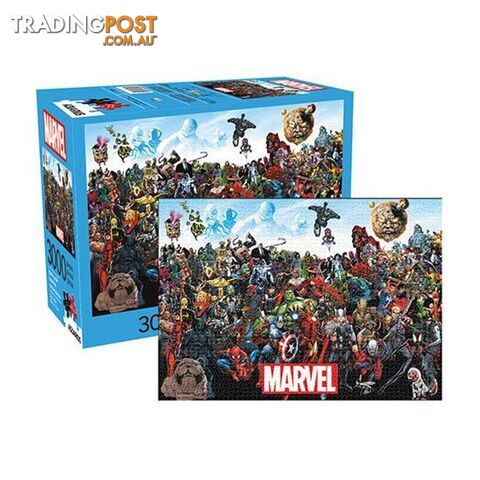 Marvel Avenger's Cast Collage 3000 Piece Jigsaw Puzzle - Aquarius - Tabletop Jigsaw Puzzle GTIN/EAN/UPC: 840391134072