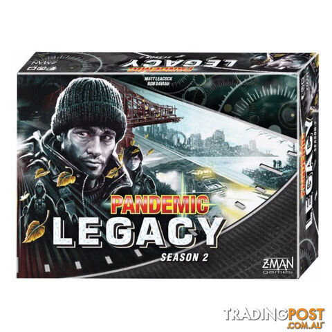Pandemic Legacy: Season 2 Black Edition Board Game - Z-Man Games ZM7174 - Tabletop Board Game GTIN/EAN/UPC: 841333103316