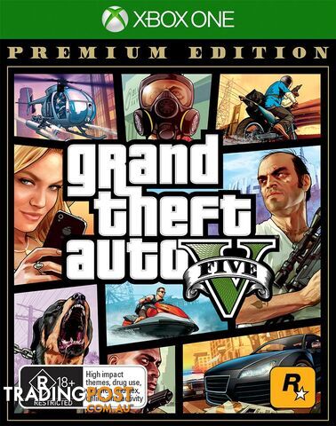 Grand Theft Auto V Premium Edition (Xbox One) - Rockstar Games - Xbox One Software GTIN/EAN/UPC: 5026555360074