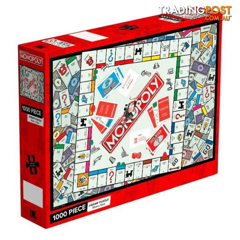 Impact Puzzle Monopoly Game 1000 Piece Jigsaw Puzzle - Impact Merchandising - Tabletop Jigsaw Puzzle GTIN/EAN/UPC: 9316414151278