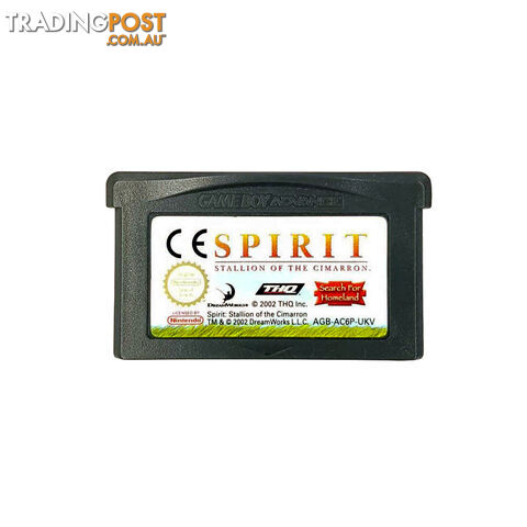 Spirit Stallion Of The Cimarron [Pre-Owned] (Game Boy Advance) - MPN POGBA220 - Retro Game Boy/GBA