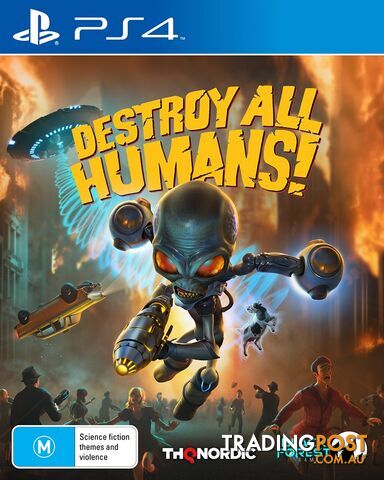 Destroy All Humans! (PS4) - THQ Nordic - PS4 Software GTIN/EAN/UPC: 9120080074737