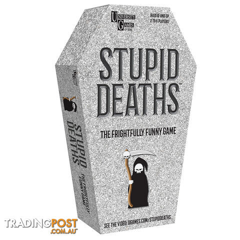 Stupid Deaths Board Game Tin - University Games - Tabletop Board Game GTIN/EAN/UPC: 794764014068