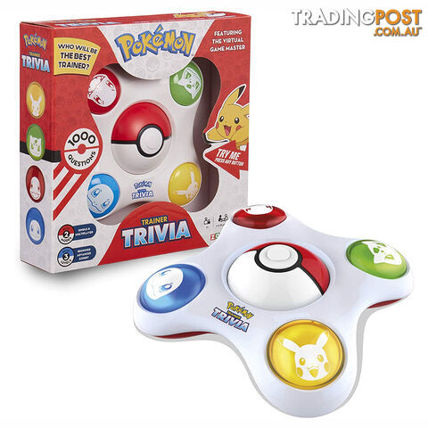 Pokemon Trainer Trivia Board Game - Zanzoon - Tabletop Board Game GTIN/EAN/UPC:...