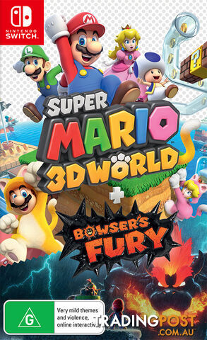 Super Mario 3D World + Bowsers Fury (Switch) - Nintendo - Switch Software GTIN/EAN/UPC: 9318113987189