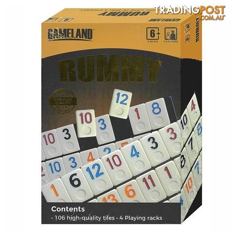 Gameland Rummy Board Game - Game Land - Tabletop Board Game GTIN/EAN/UPC:...