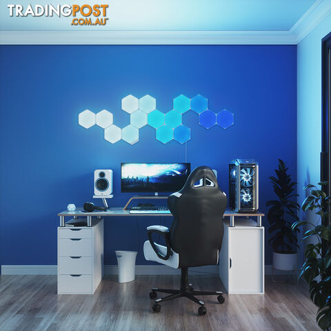 Nanoleaf Shapes Hexagons 3 Panel Expansion Pack - Nanoleaf - Merch Decor and Lifestyle GTIN/EAN/UPC: 840102700633 - photo 4 of 10