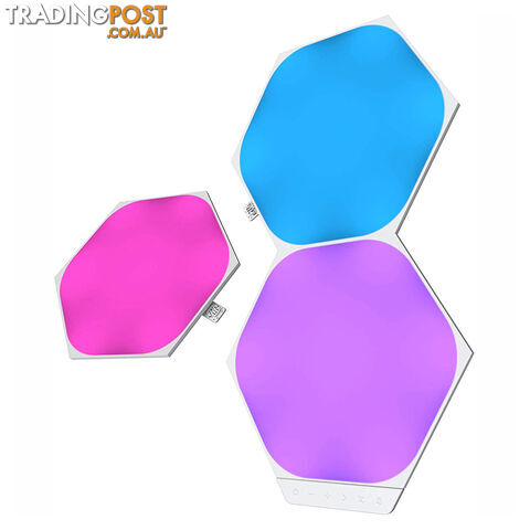 Nanoleaf Shapes Hexagons 3 Panel Expansion Pack - Nanoleaf - Merch Decor and Lifestyle GTIN/EAN/UPC: 840102700633 - photo 2 of 10