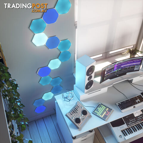 Nanoleaf Shapes Hexagons 3 Panel Expansion Pack - Nanoleaf - Merch Decor and Lifestyle GTIN/EAN/UPC: 840102700633 - photo 3 of 10