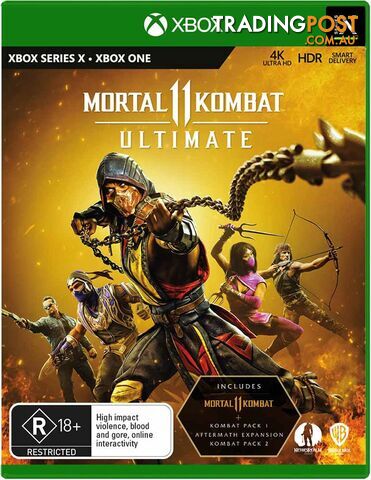 Mortal Kombat 11 Ultimate Edition (Xbox Series X, Xbox One) - Warner Bros. Interactive Entertainment - Xbox Series X Software GTIN/EAN/UPC: 9325336206324
