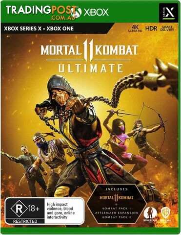 Mortal Kombat 11 Ultimate Edition (Xbox Series X, Xbox One) - Warner Bros. Interactive Entertainment - Xbox Series X Software GTIN/EAN/UPC: 9325336206324