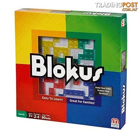 Blokus Board Game - Mattel Games TTGBLOKUS - Tabletop Board Game GTIN/EAN/UPC: 746775363840