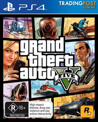 Grand Theft Auto V [Pre-Owned] (PS4) - Rockstar Games - P/O PS4 Software GTIN/EAN/UPC: 5026555417068