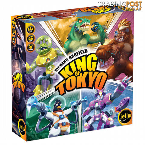 King of Tokyo Second Edition Board Game - iello KOTEN062016 - Tabletop Board...