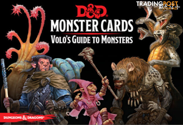 Dungeons & Dragons: Spellbook Volo's Guide to Monsters Cards - Gale Force Nine - Tabletop Role Playing Game GTIN/EAN/UPC: 9780786966851