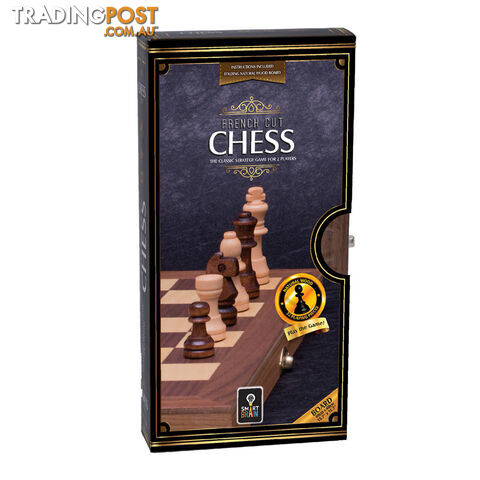 French Cut Chess Set 40cm Folding Board - Heebie Jeebies - Tabletop Board Game GTIN/EAN/UPC: 9341570411232